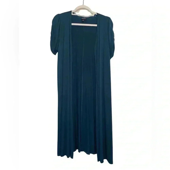 Torrid Blue Duster Cardigan Size Medium 00 - Picture 4 of 12